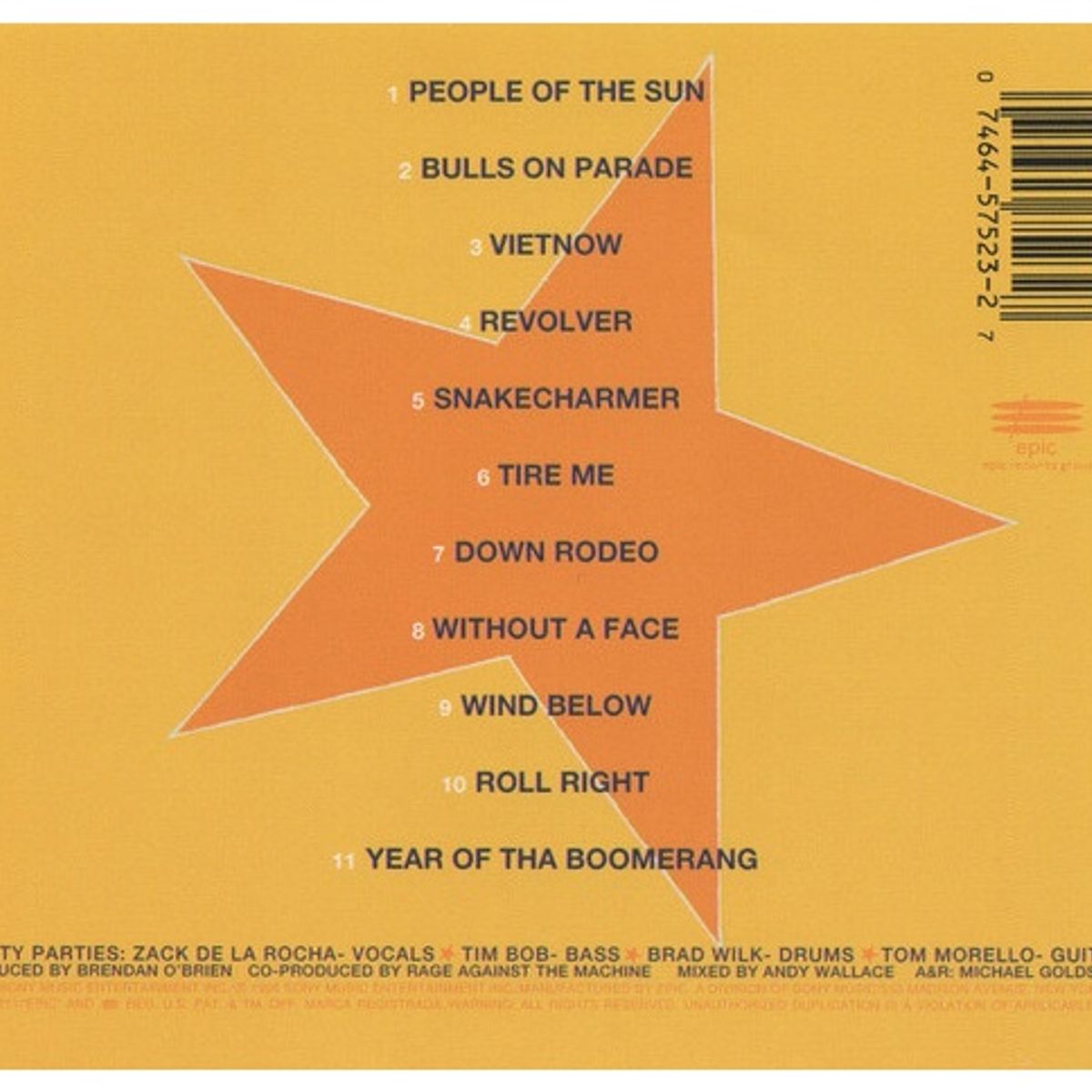 HITWAY MUSIC - RAGE AGAINST THE MACHINE - EVIL EMPIRE - CD