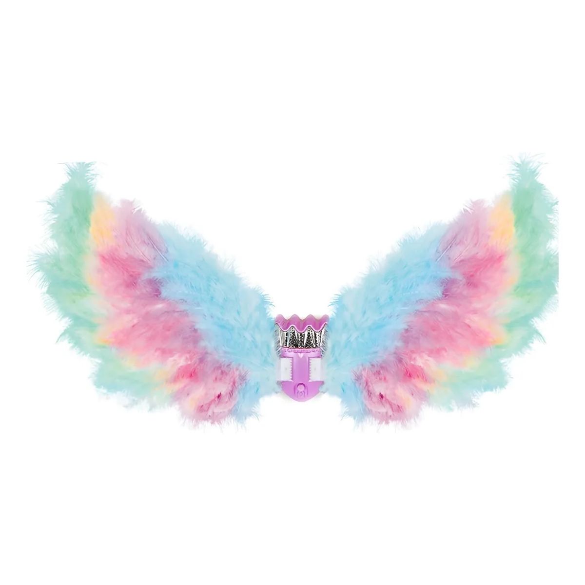 GENERICO - Disfraz Alas Led Angel Movimiento Plumas Y Led Multicolor