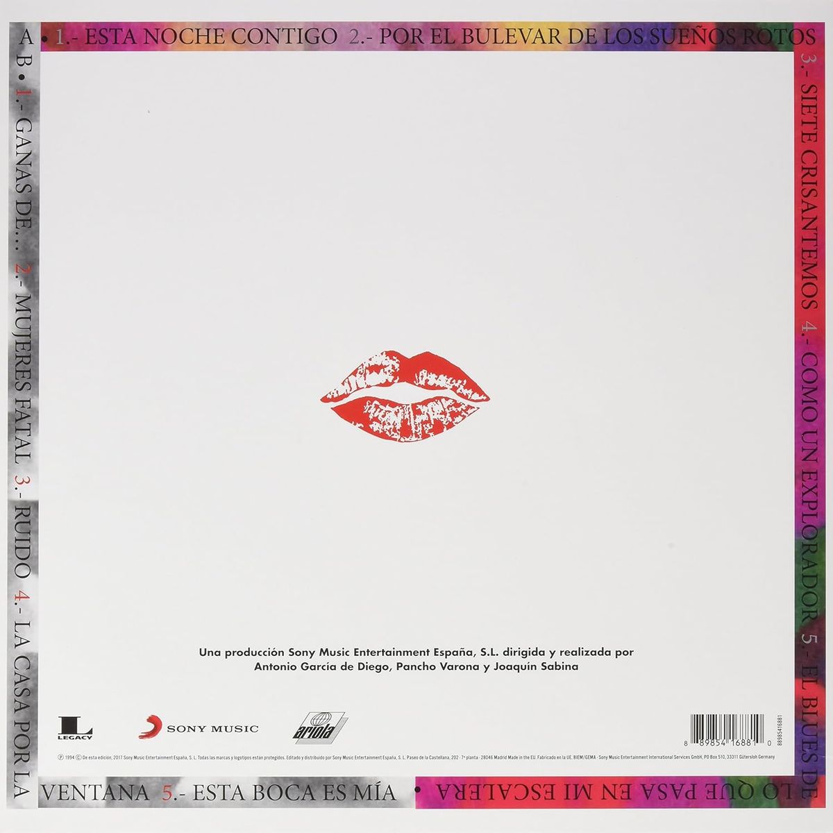HITWAY MUSIC - JOAQUIN SABINA - ESTA BOCA ES MIA - VINILO