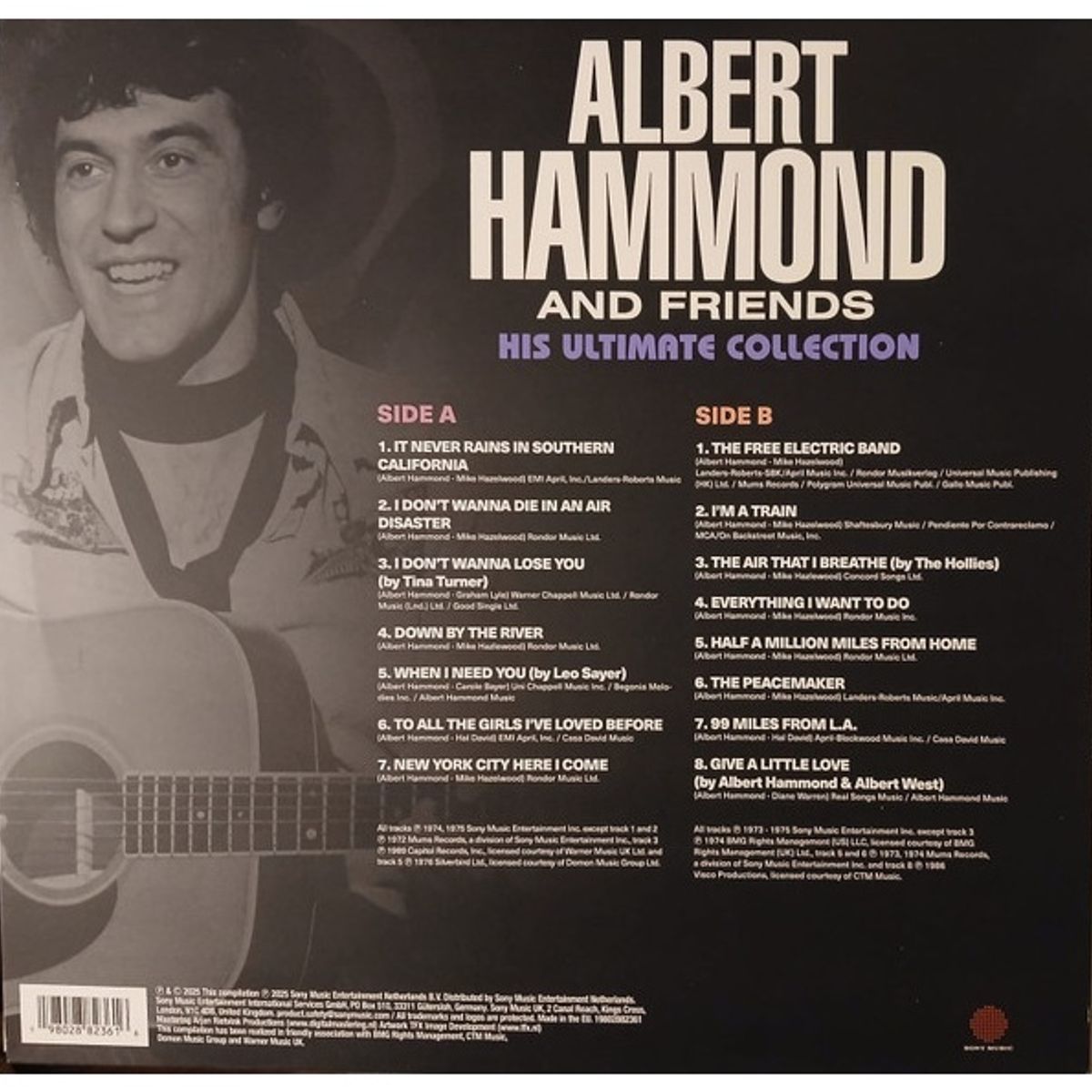 HITWAY MUSIC - ALBERT HAMMOND - HIS ULTIMATE COLLECTION - VINILO