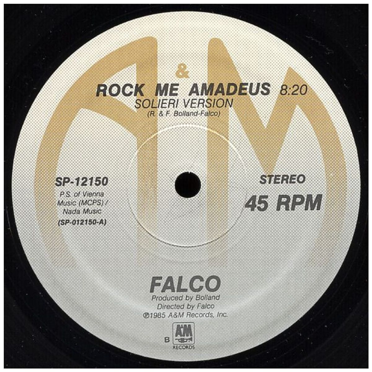 HITWAY MUSIC - FALCO - ROCK ME AMADEUS VDE-NUEVOSELLADO - 12 MAXI SINGLE VINILO