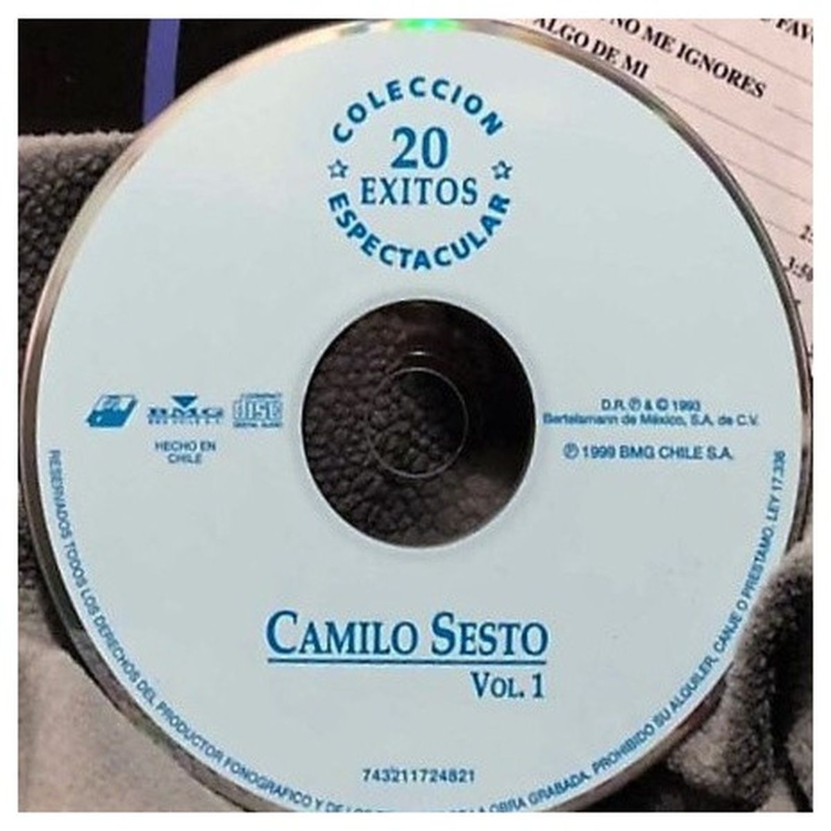 HITWAY MUSIC - CAMILO SESTO - COLECCION 20 EXITOS VOL1 - CD