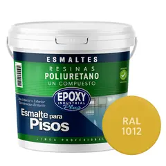 EPOXY - PINTURA PISOS ALTO TRÁFICO - POLIURETANO BASE AGUA 1K - GALÓN RAL 1012