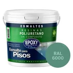 EPOXY - PINTURA PISOS ALTO TRÁFICO - POLIURETANO BASE AGUA 1K - GALÓN RAL 6000