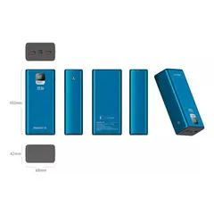 MASTER G - Batería Externa Power Bank 30000 Mah 22.5w Pd Master-g