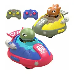 FLIPEREX - Set de Autitos Chocadores a Control Remoto Piloto Saltarin