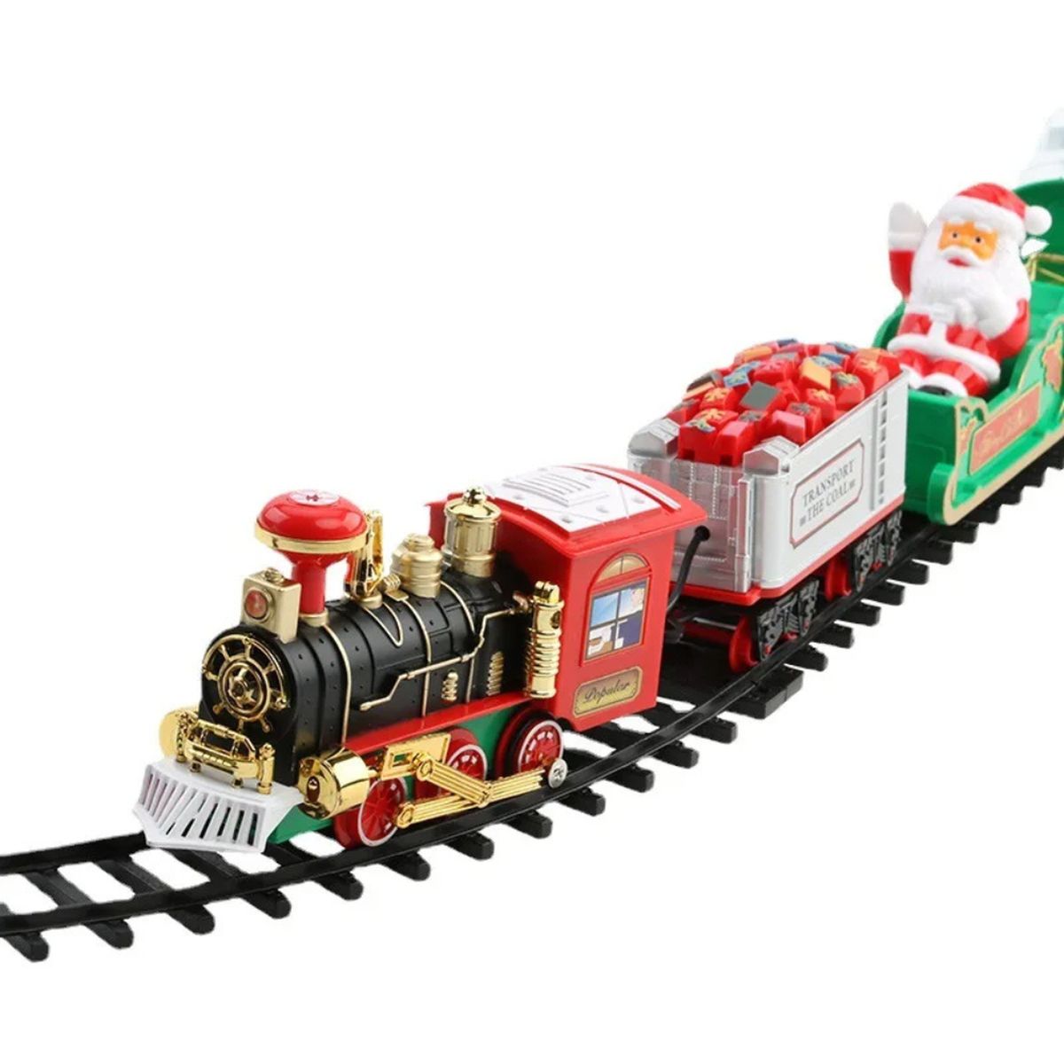 FLIPEREX - Tren Navideño Electrico Para Arbol Navidad Decorativo Pino