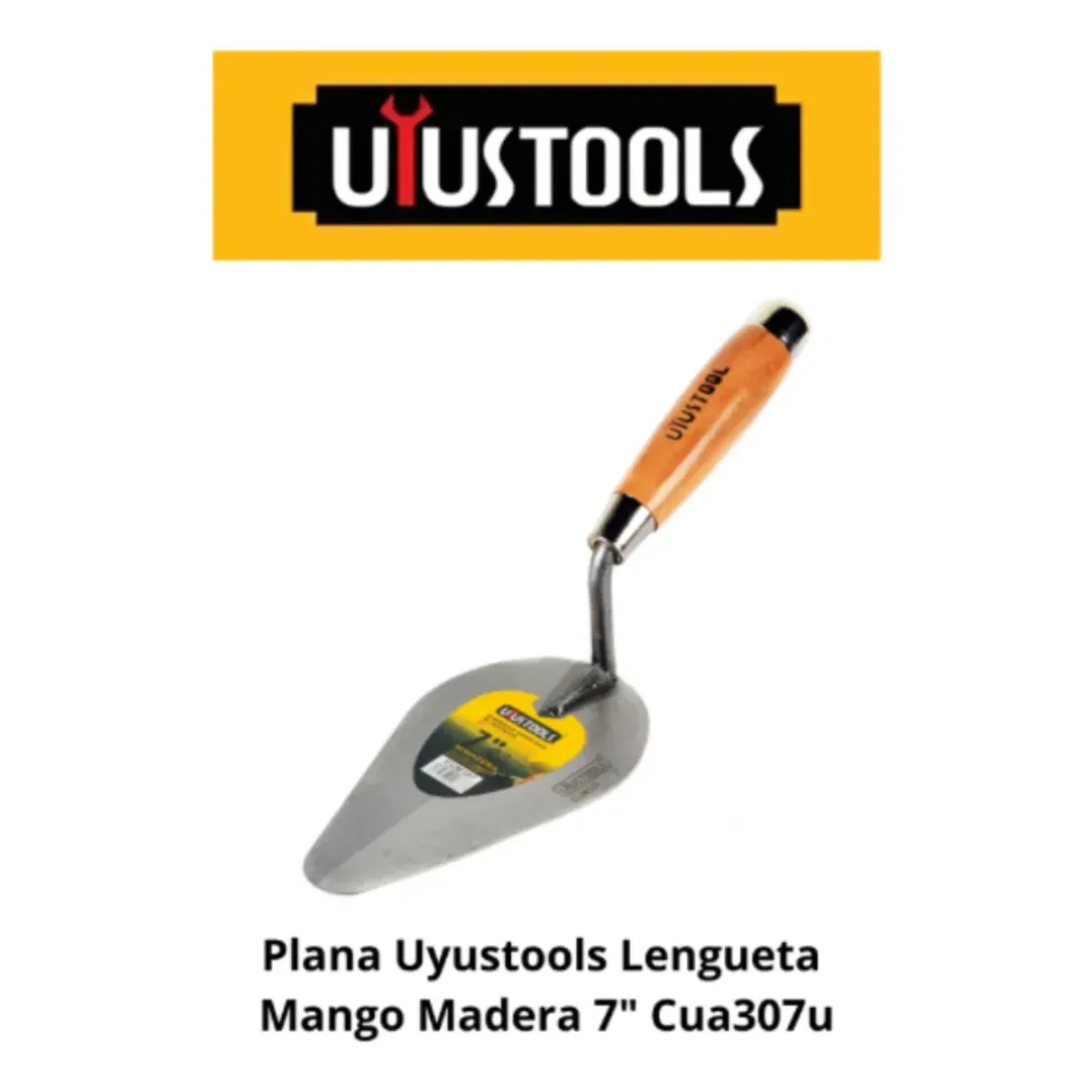 UYUSTOOL - PLANA LENGÜETA MANGO MADERA 7 UYUSTOOLS
