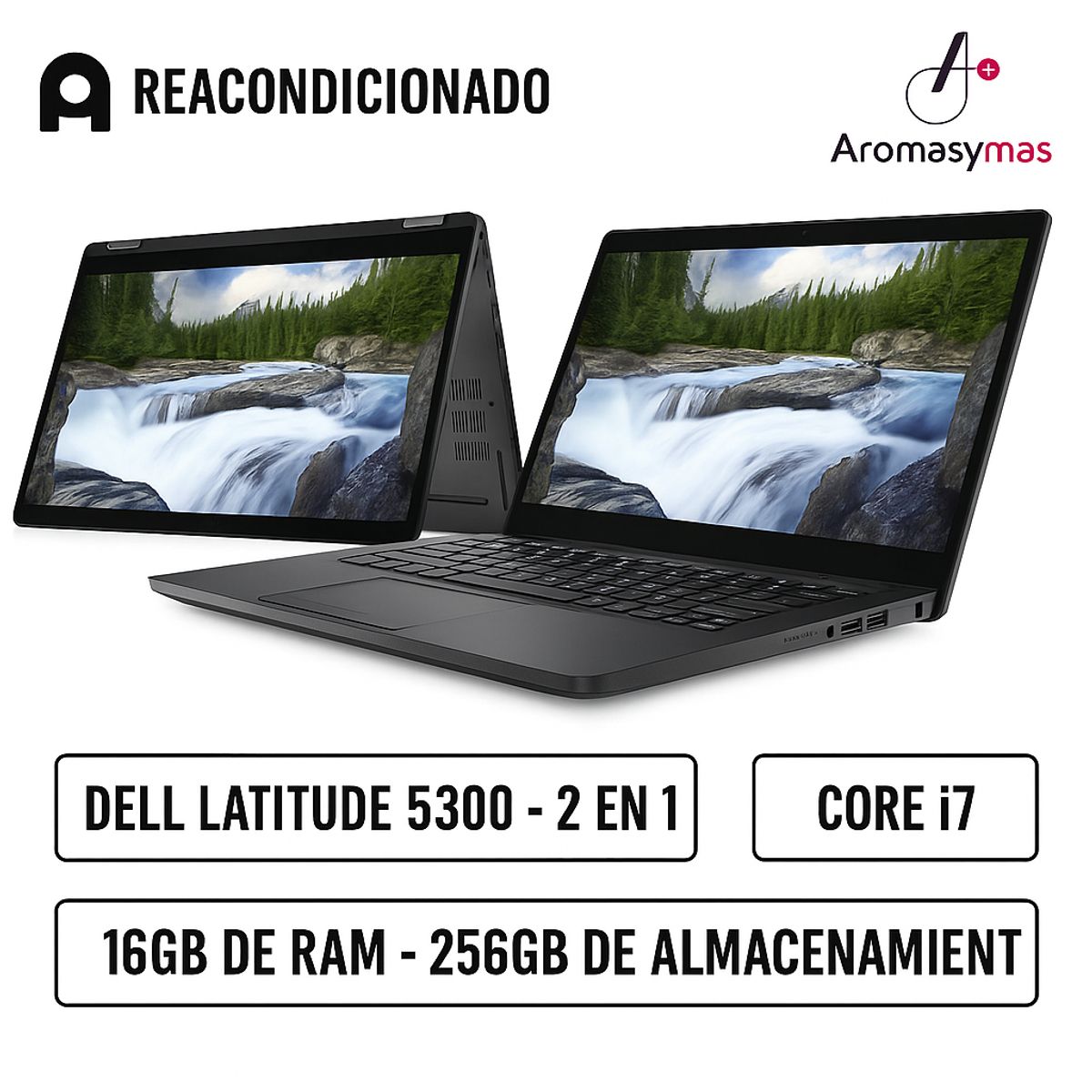DELL - Dell Latitude 5300 - 2 en 1 - Core i7 - 16Gb De Ram - 256Gb De Almacenamiento Reacondicionado