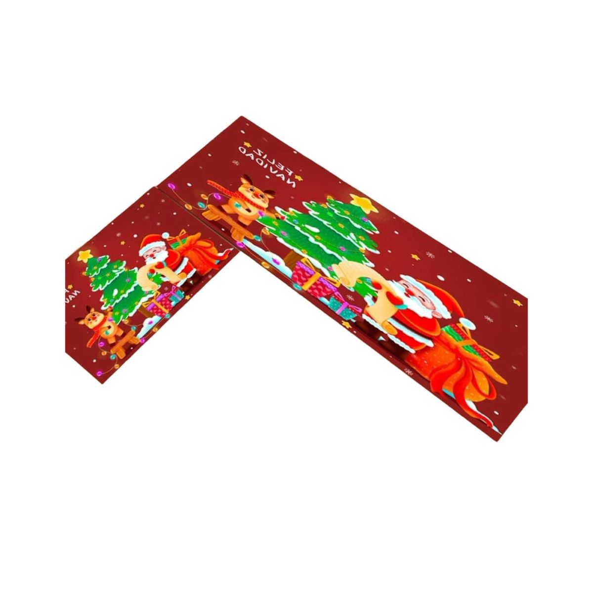GENERICO - SET DE ALFOMBRA NAVIDEÑA PARA LA COCINA