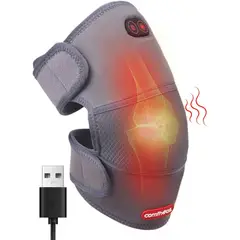 MOVI - RODILLERA TÉRMICA USB CON MASAJE VIBRATORIO TERAPÉUTICO 2 EN 1
