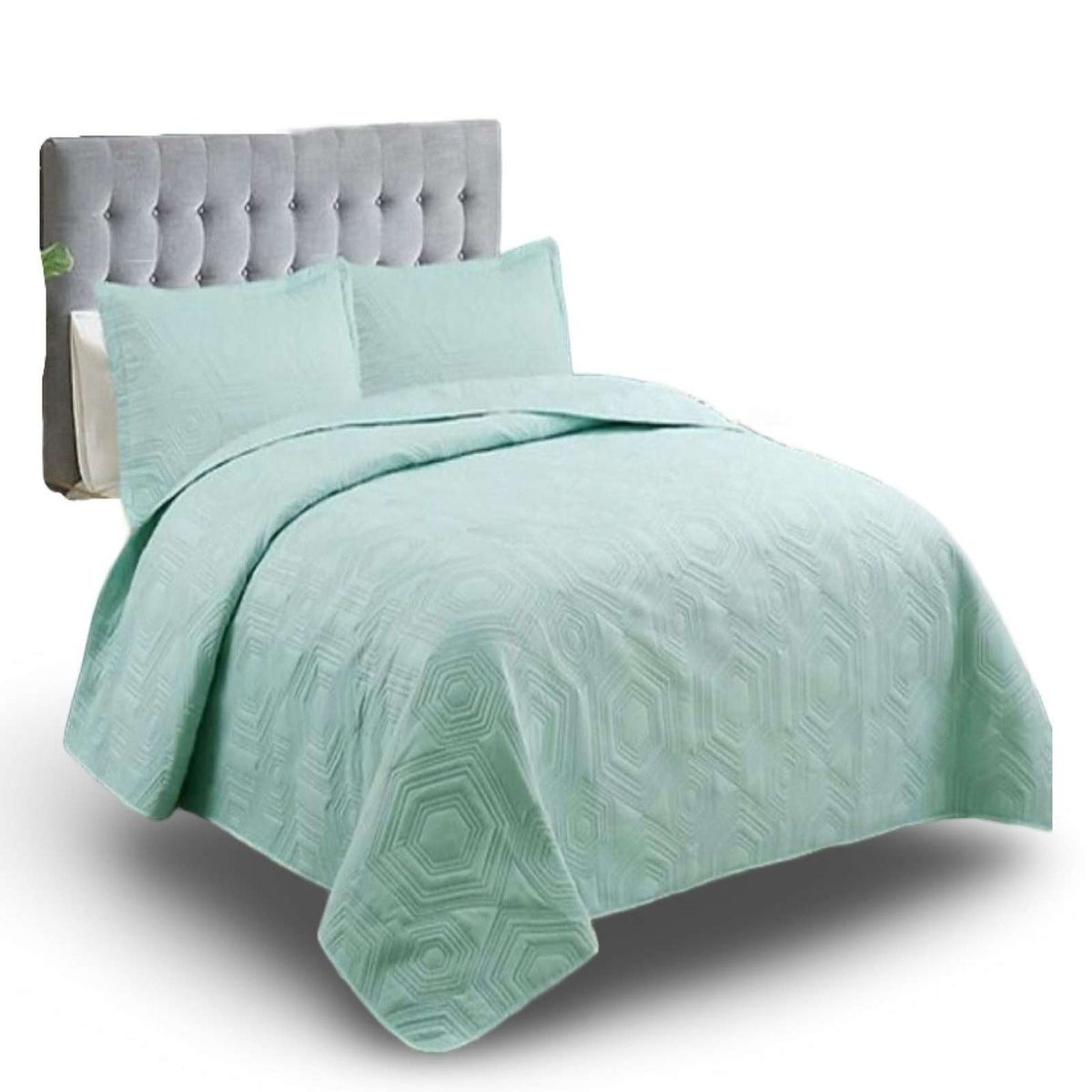 GENERICO - Cubrecama Colcha Quilt de Verano plaza y media