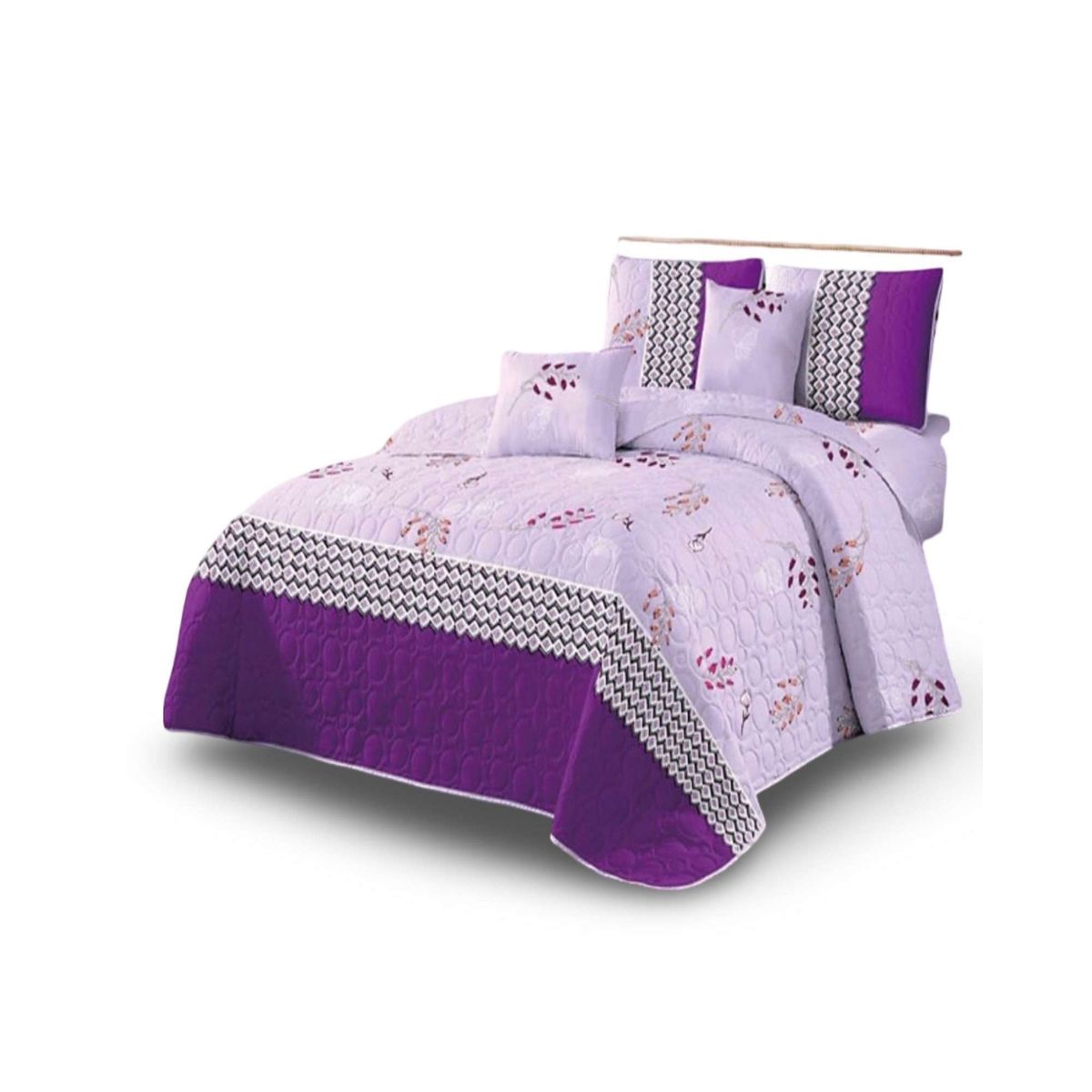 GENERICO - Cubrecama Colcha Quilt de Verano plaza y media