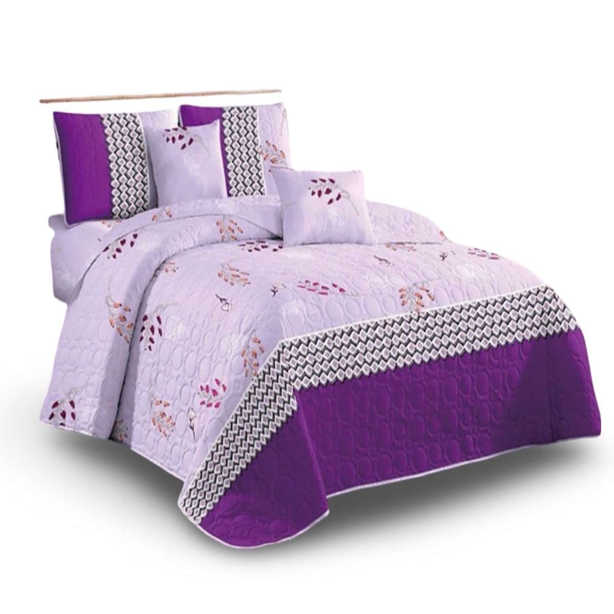 GENERICO - Cubrecama Colcha Quilt de Verano plaza y media