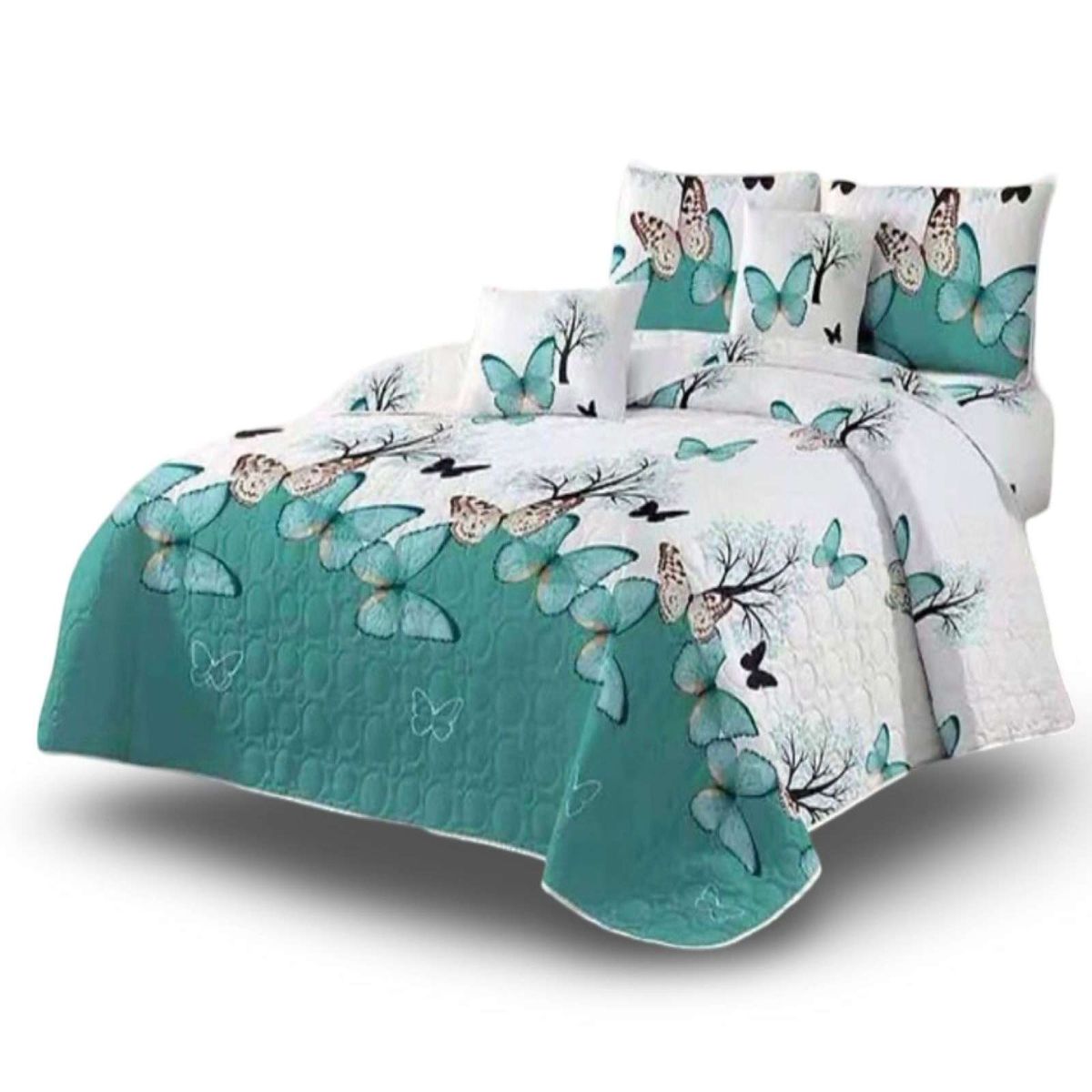 GENERICO - Cubrecama Colcha Quilt de Verano plaza y media