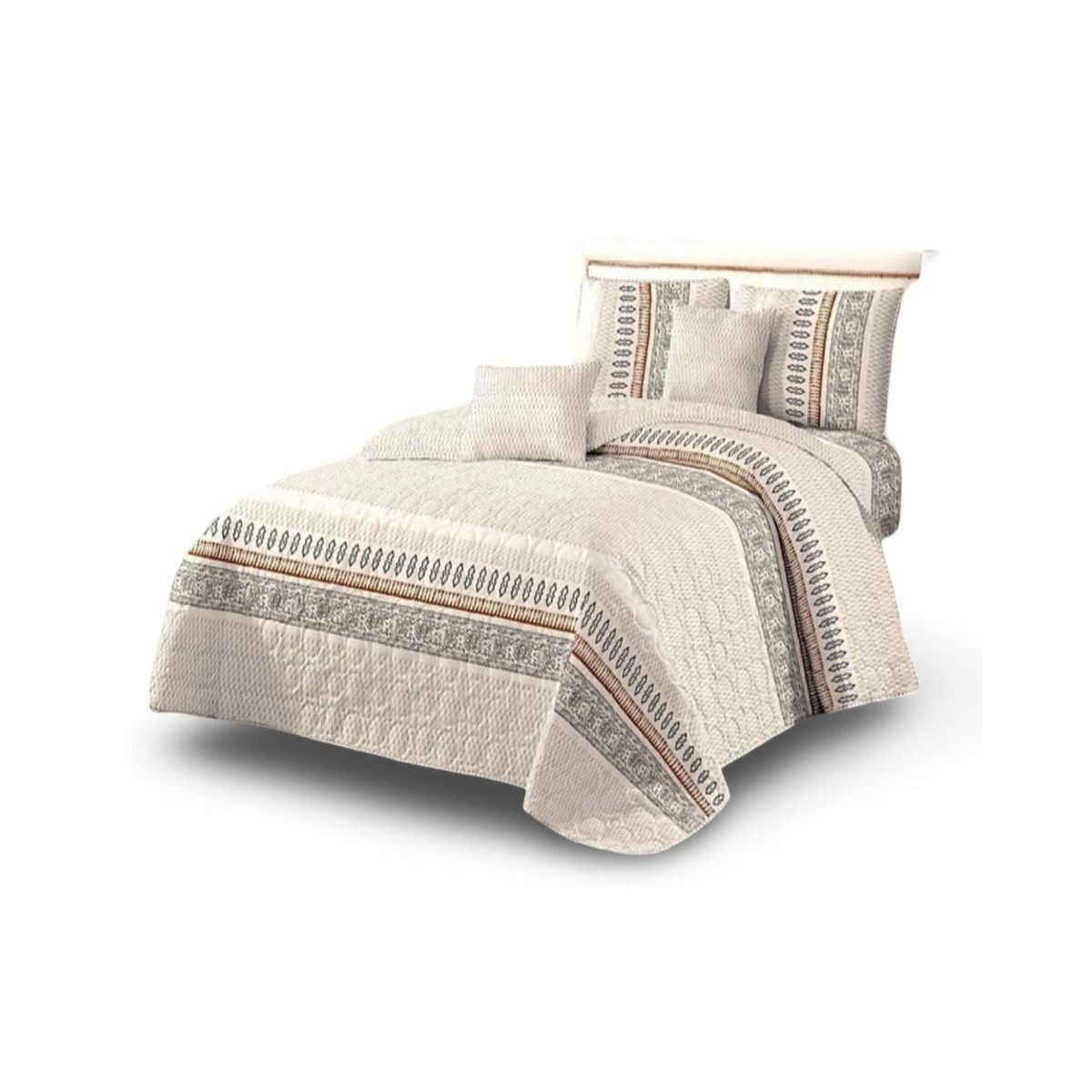 GENERICO - Cubrecama Colcha Quilt de Verano plaza y media_.