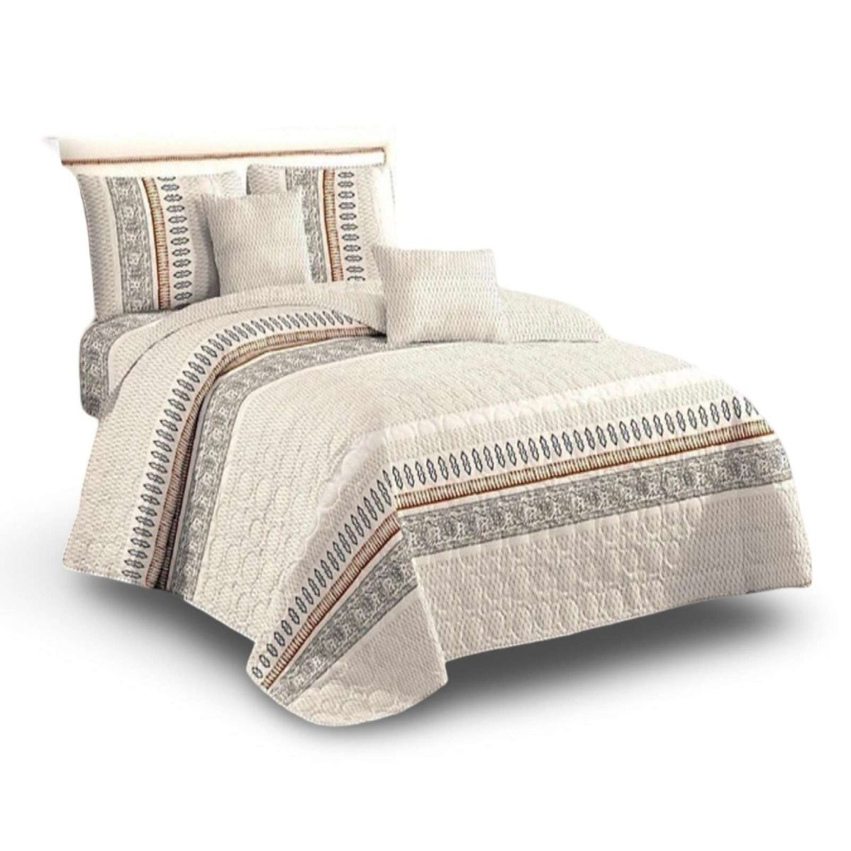 GENERICO - Cubrecama Colcha Quilt de Verano plaza y media_.
