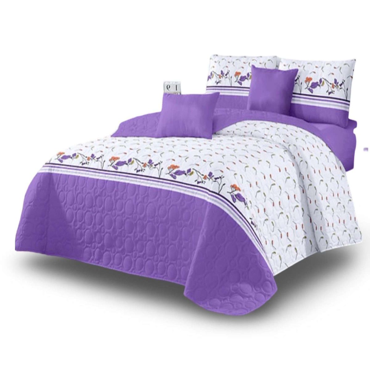 GENERICO - Cubrecama Colcha Quilt de Verano plaza y media