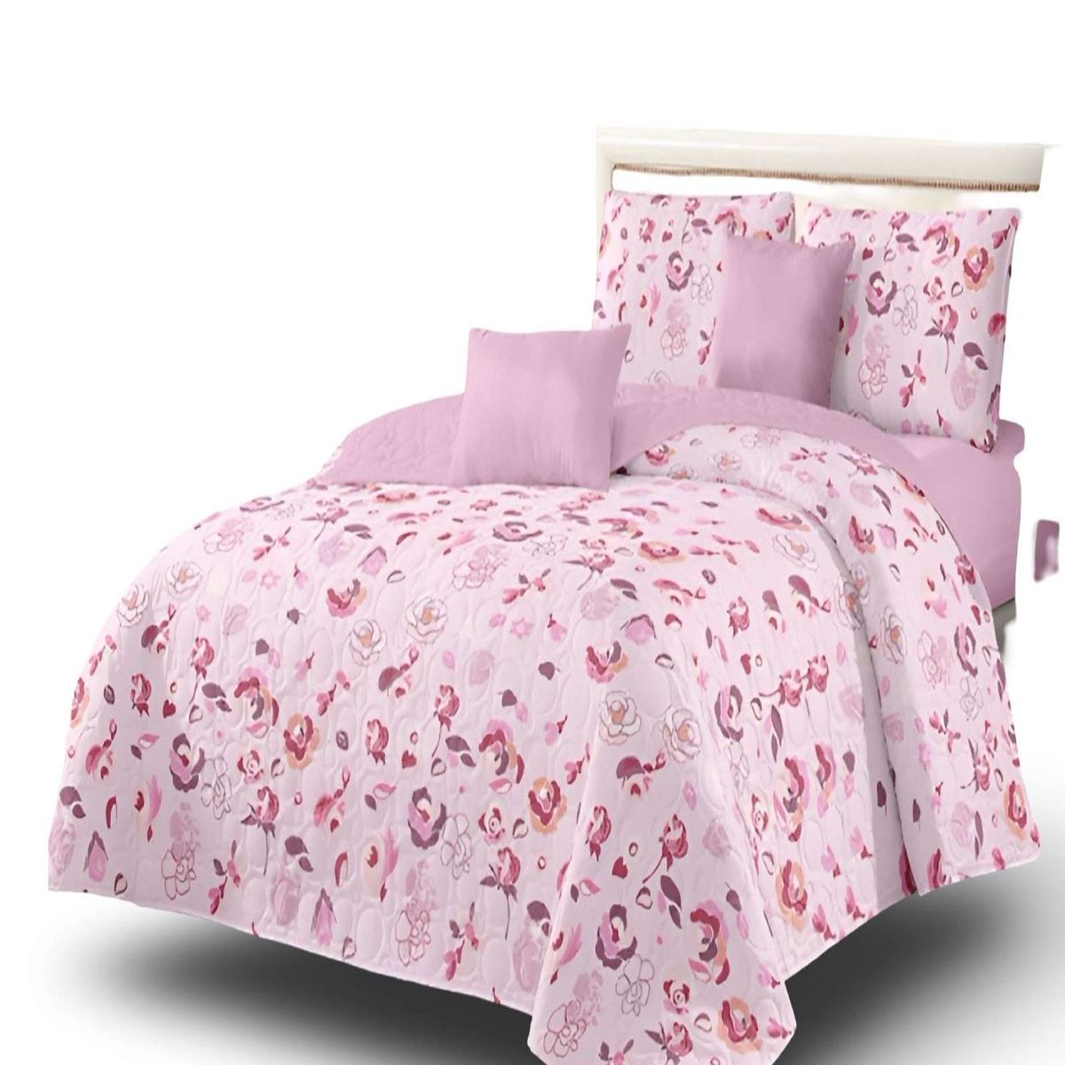 GENERICO - Cubrecama Colcha Quilt de Verano 2 Plaza