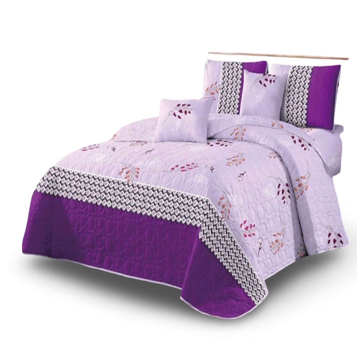 GENERICO - Cubrecama Colcha Quilt de Verano plaza y media