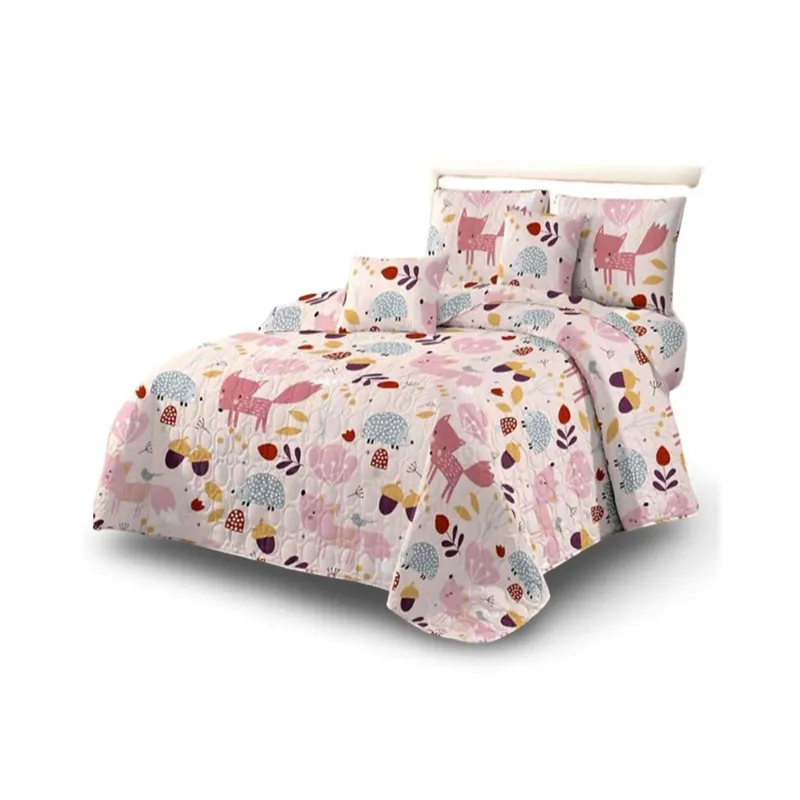 GENERICO - Cubrecama Colcha Quilt de Verano plaza y media infantil niña