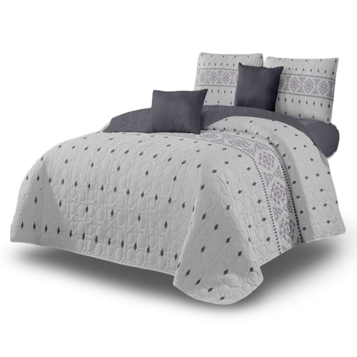 GENERICO - Cubrecama Colcha Quilt de Verano plaza y media