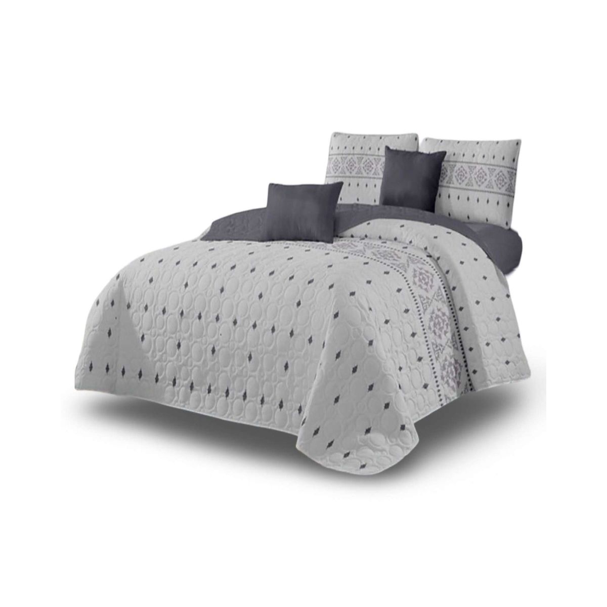 GENERICO - Cubrecama Colcha Quilt de Verano plaza y media