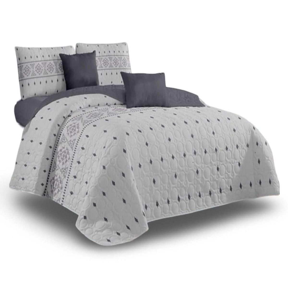 GENERICO - Cubrecama Colcha Quilt de Verano plaza y media