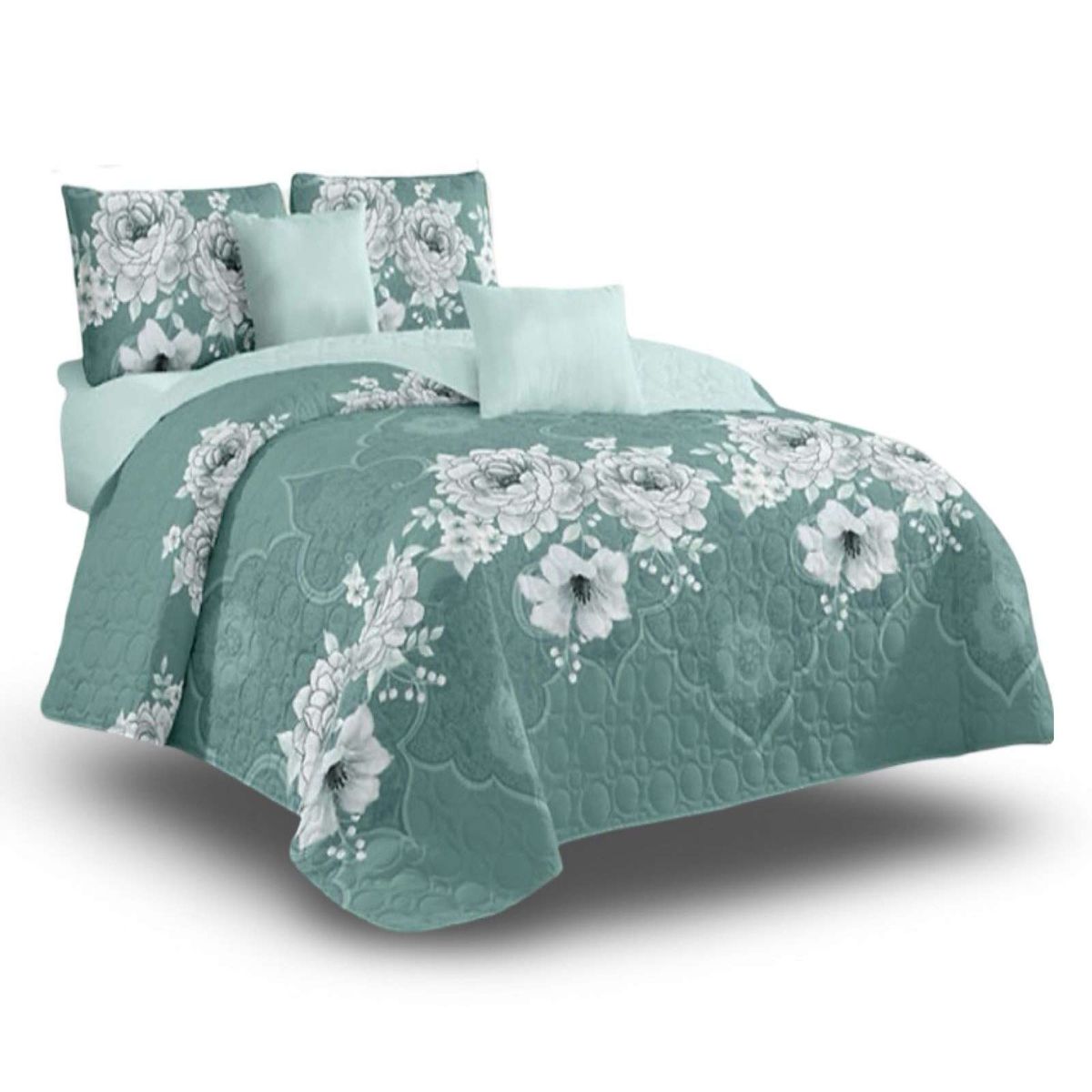 GENERICO - Cubrecama Colcha Quilt de Verano 2 Plaza