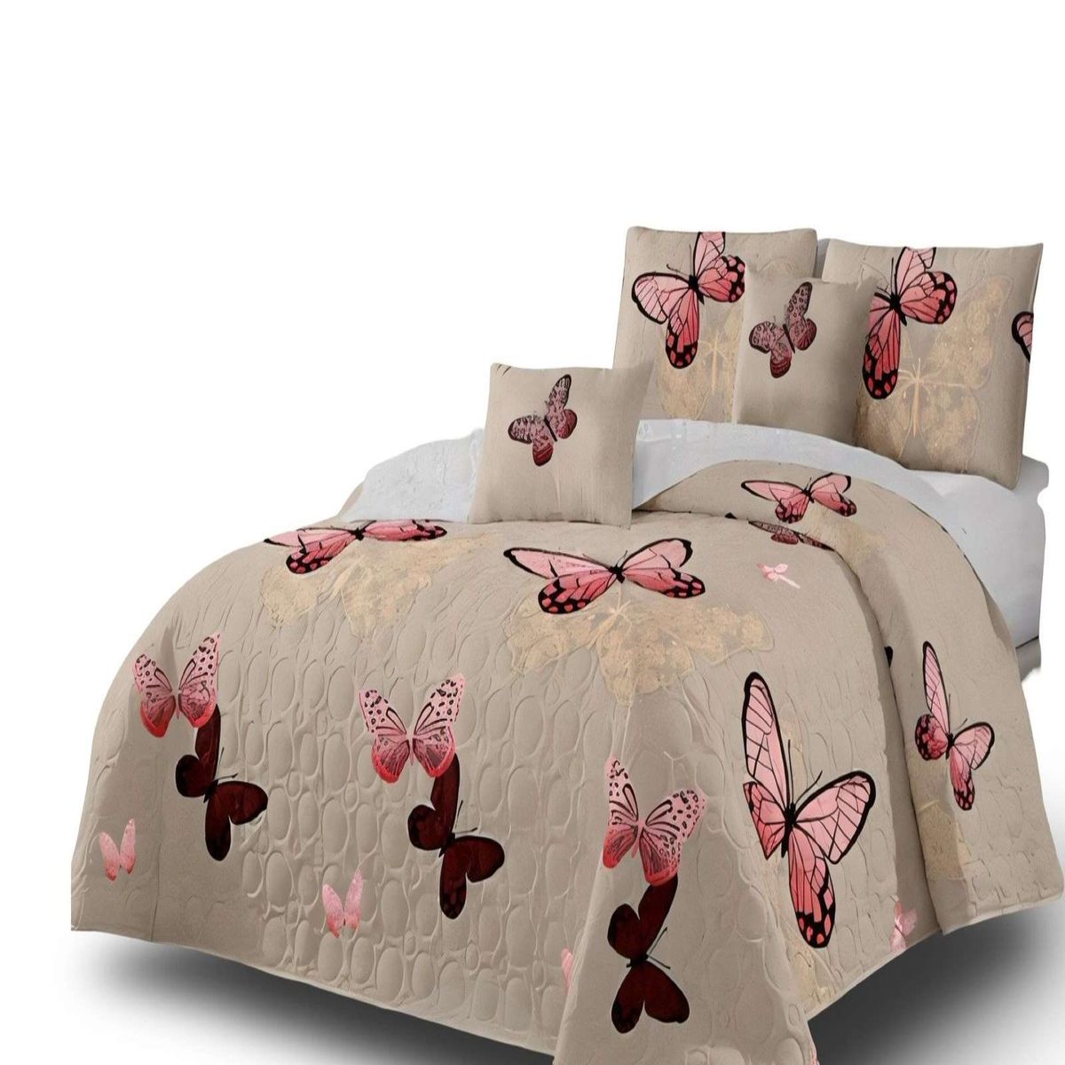 GENERICO - Cubrecama Colcha Quilt de Verano 2 Plaza
