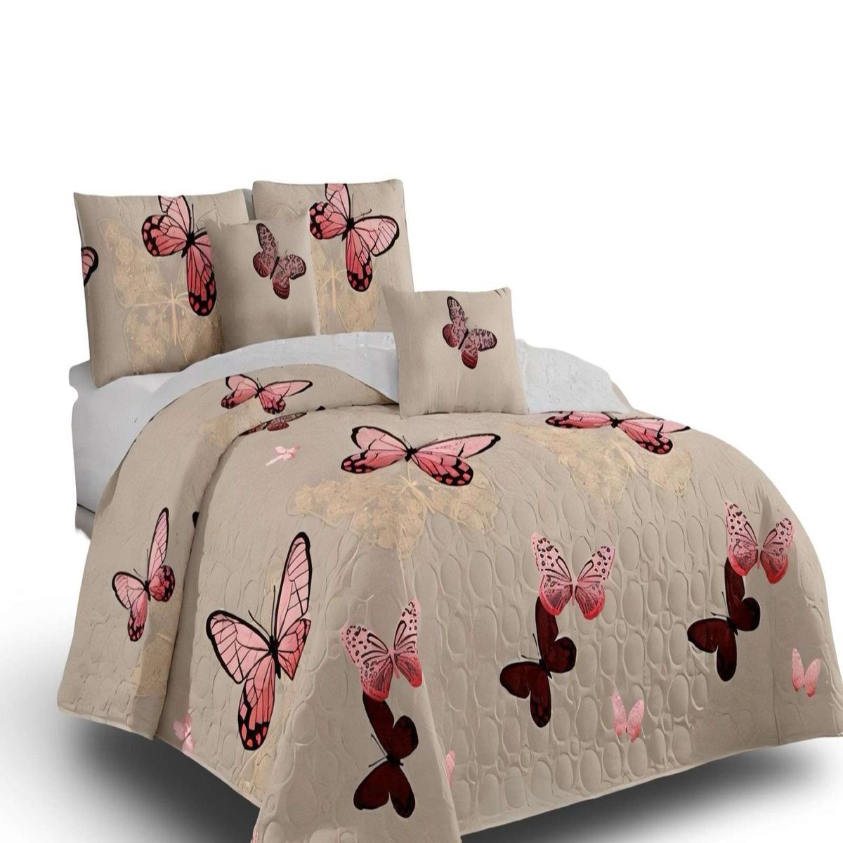 GENERICO - Cubrecama Colcha Quilt de Verano 2 Plaza
