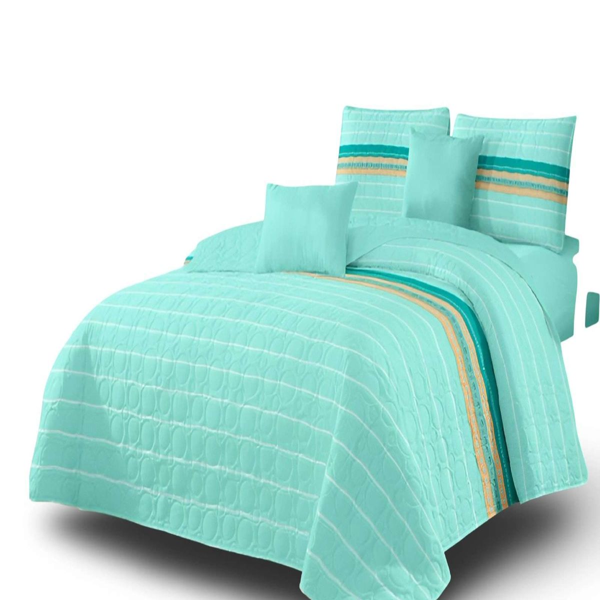 GENERICO - Cubrecama Colcha Quilt de Verano 2 Plaza