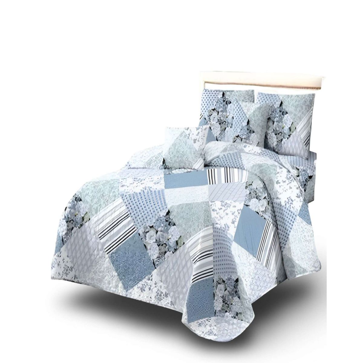 GENERICO - Cubrecama Colcha Quilt de Verano 2 Plaza