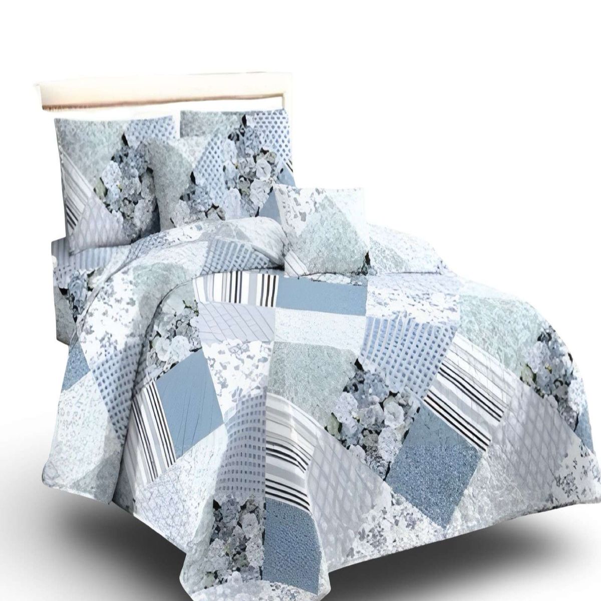 GENERICO - Cubrecama Colcha Quilt de Verano 2 Plaza