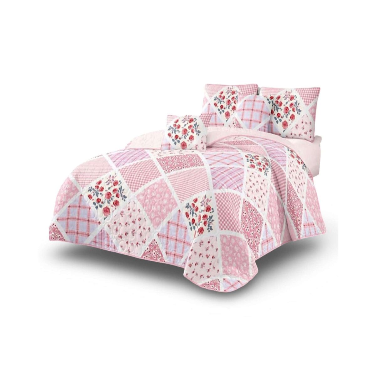 GENERICO - Cubrecama Colcha Quilt de Verano king