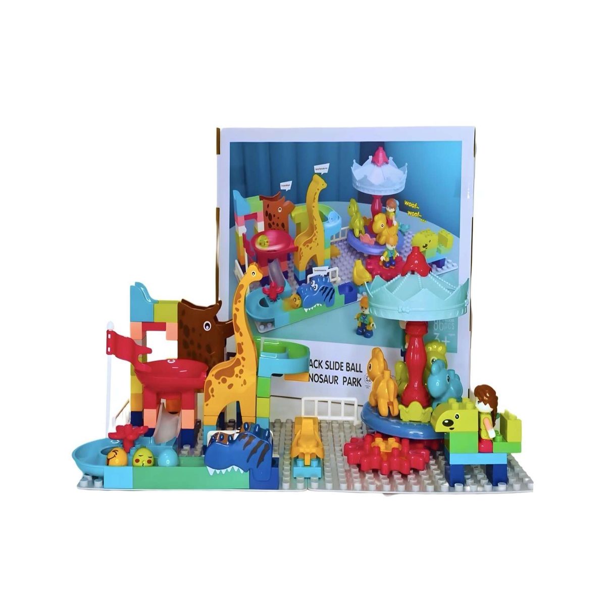 GENERICO - Bloques de Construcción Parque de Dinosaurio