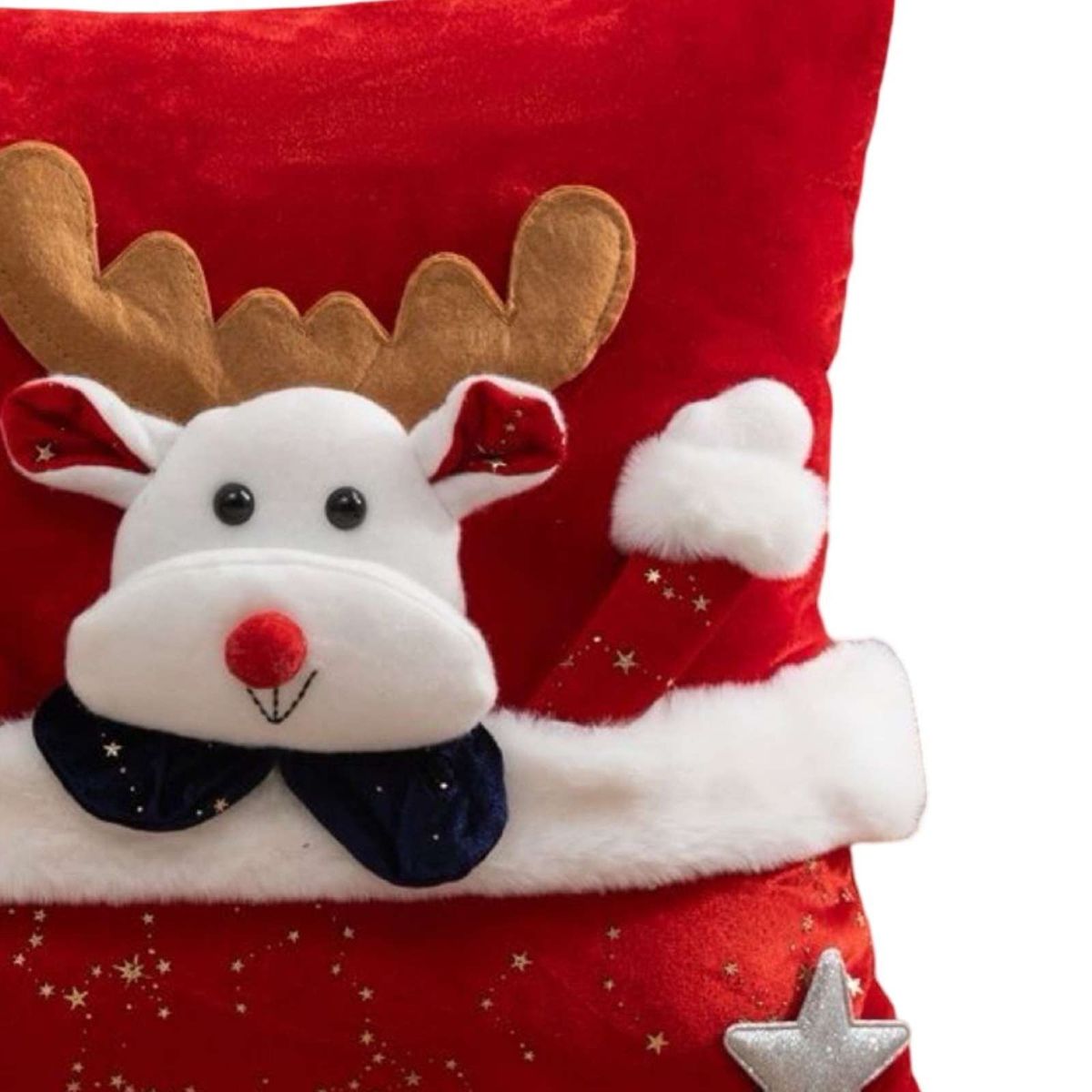 GENERICO - SET DE 2 FUNDAS DE COJIN PARA NAVIDAD 3D   B8