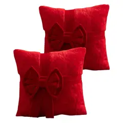 GENERICO - SET DE 2 FUNDAS DE COJIN PARA NAVIDAD 3D  B17