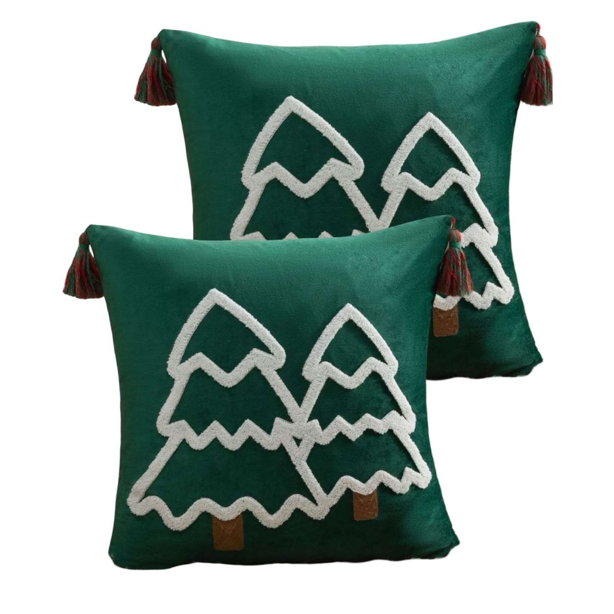 GENERICO - SET DE 2 FUNDAS DE COJIN PARA NAVIDAD A4