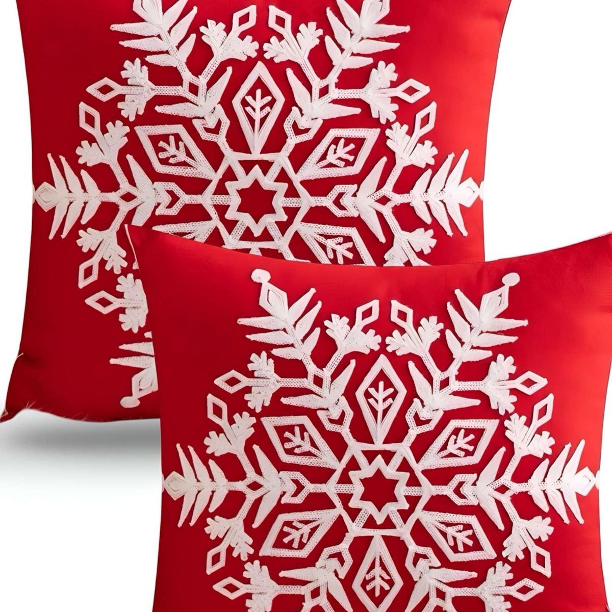 GENERICO - SET DE 2 FUNDAS DE COJIN PARA NAVIDAD K15