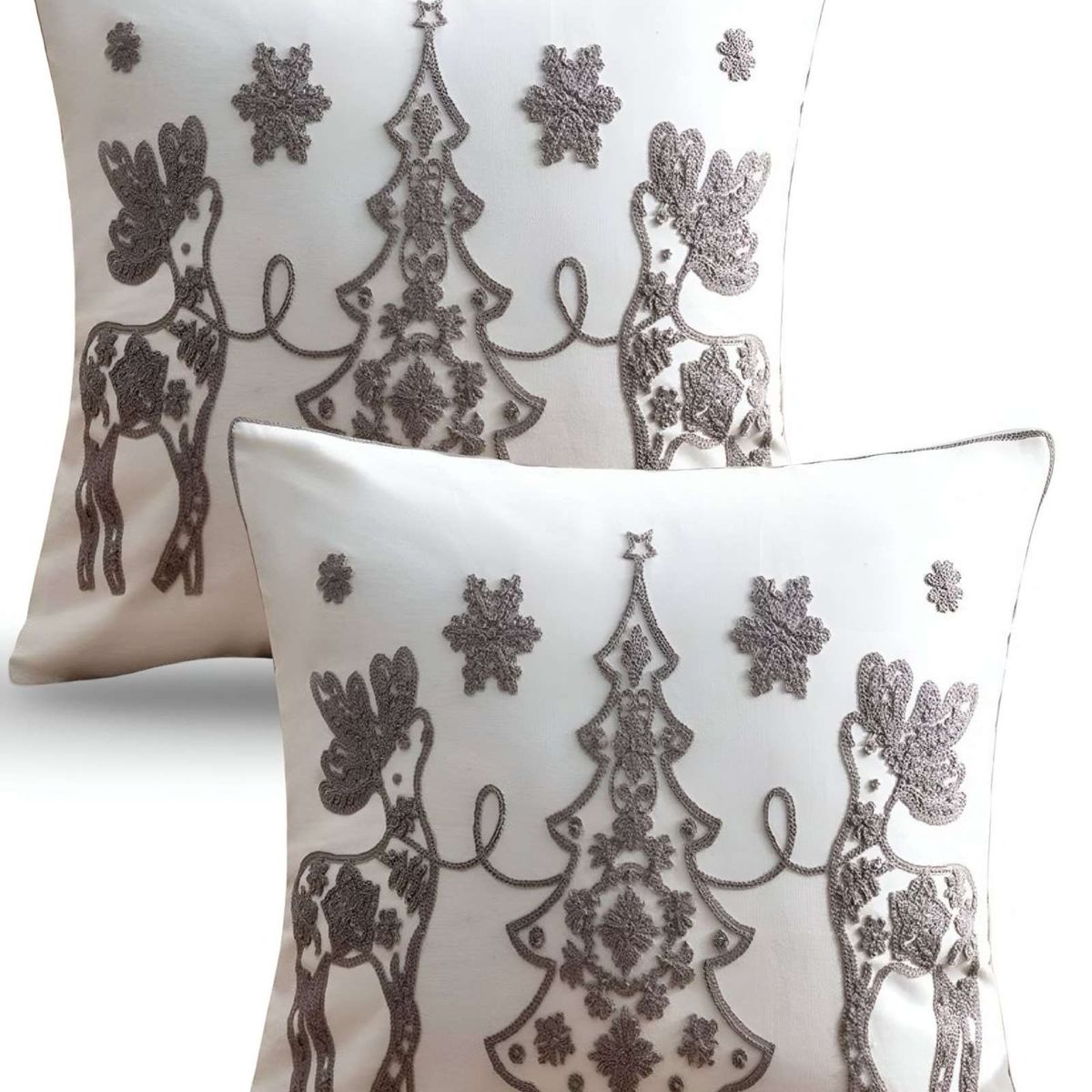 GENERICO - SET DE 2 FUNDAS DE COJIN PARA NAVIDAD K22