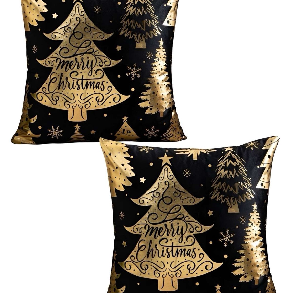 GENERICO - SET DE 2 FUNDAS DE COJIN PARA NAVIDAD M8