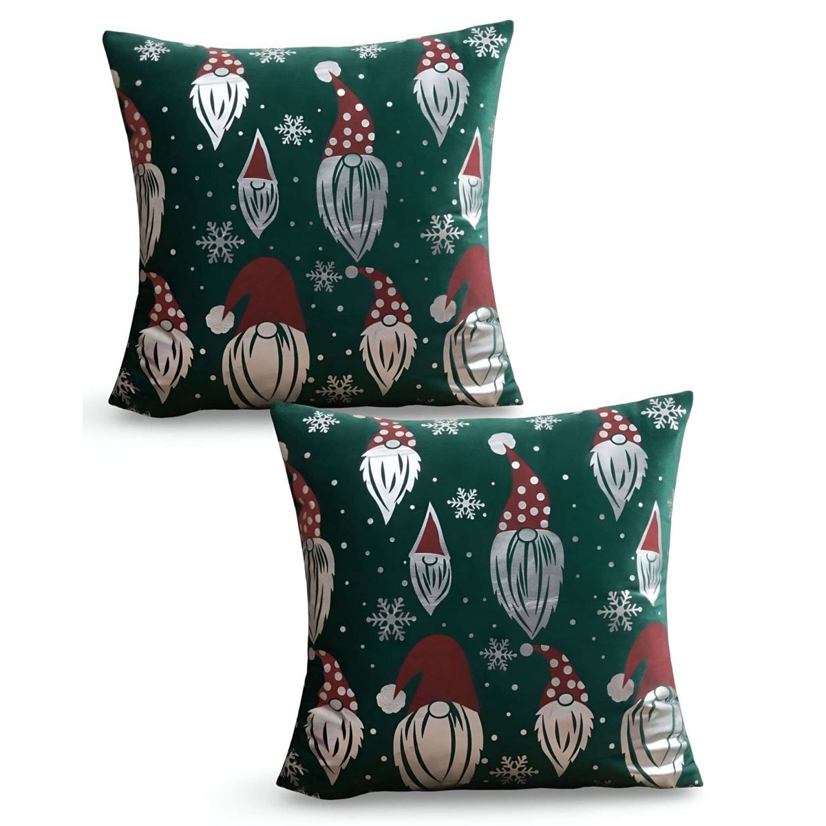 GENERICO - SET DE 2 FUNDAS DE COJIN PARA NAVIDAD M9