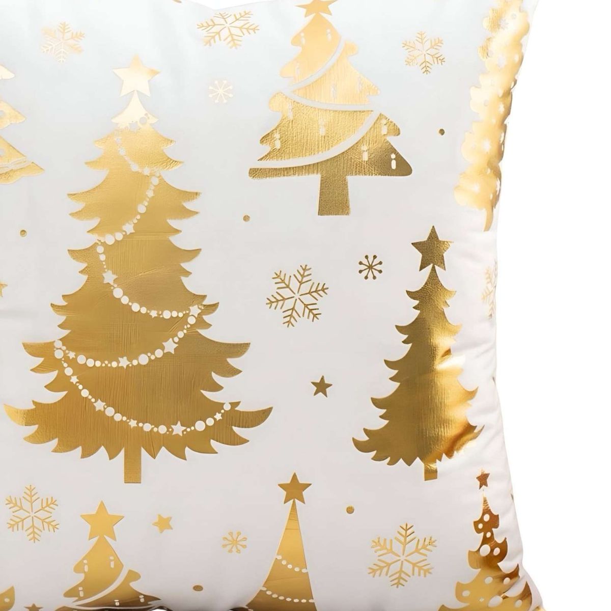 GENERICO - SET DE 4 FUNDAS DE COJIN PARA NAVIDAD M12