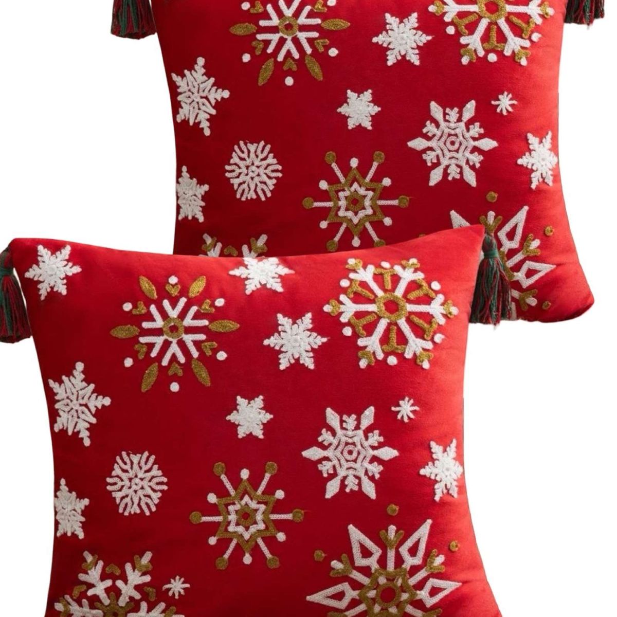 GENERICO - SET DE 2 FUNDAS DE COJIN PARA NAVIDAD A2