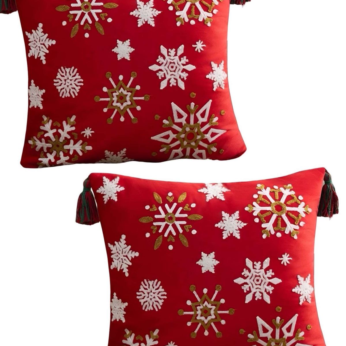 GENERICO - SET DE 2 FUNDAS DE COJIN PARA NAVIDAD A2