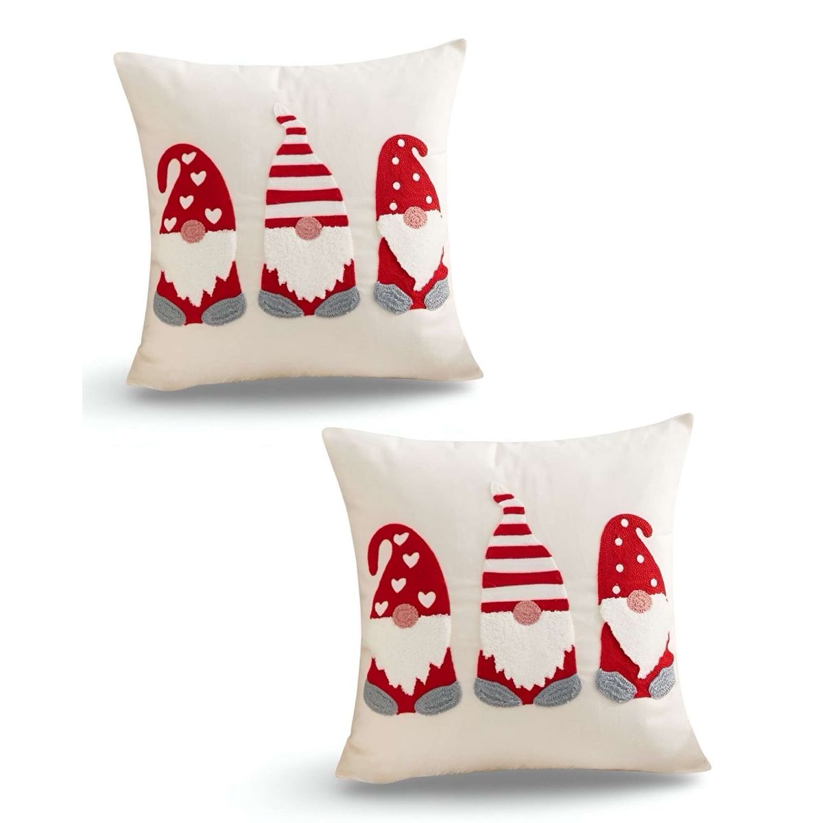 GENERICO - SET DE 2 FUNDAS DE COJIN PARA NAVIDAD K1