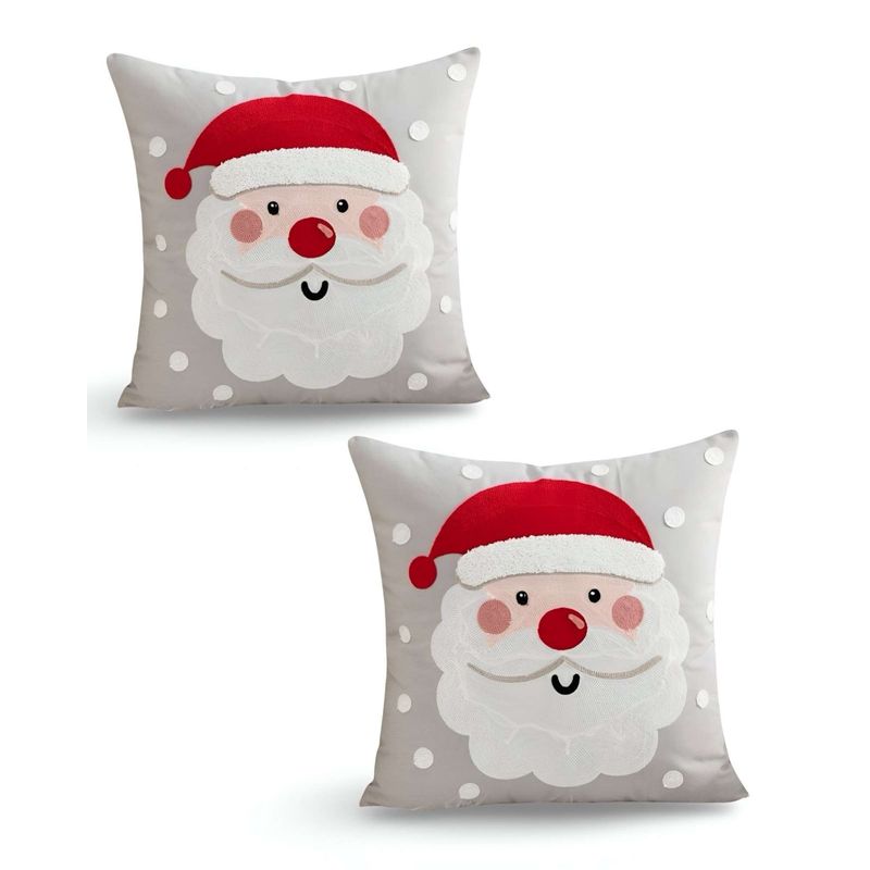 GENERICO - SET DE 2 FUNDAS DE COJIN PARA NAVIDAD K2…