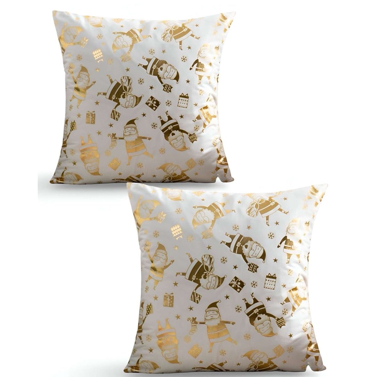 GENERICO - SET DE 2 FUNDAS DE COJIN PARA NAVIDAD M15…