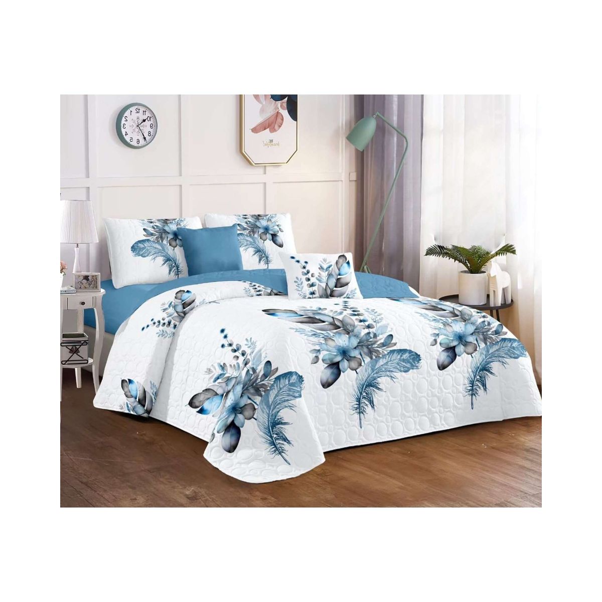 GENERICO - CUBRECAMA PRIMAVERA VERANO KING  v10